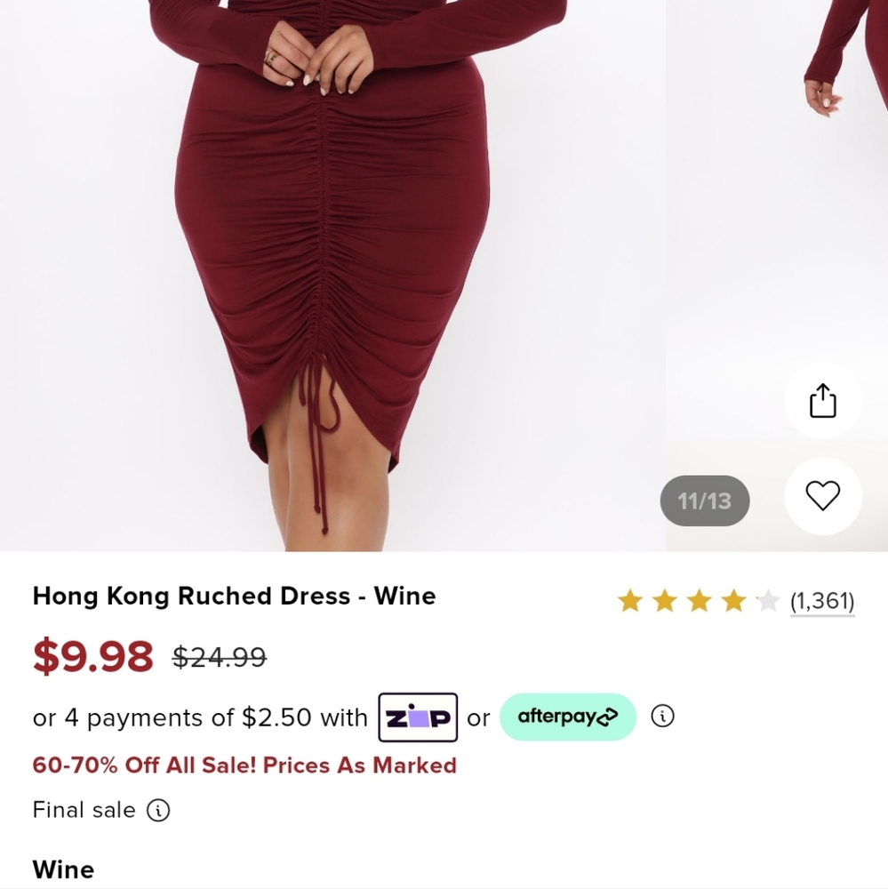 Ruched Dress